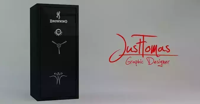 Browning safe 3D model