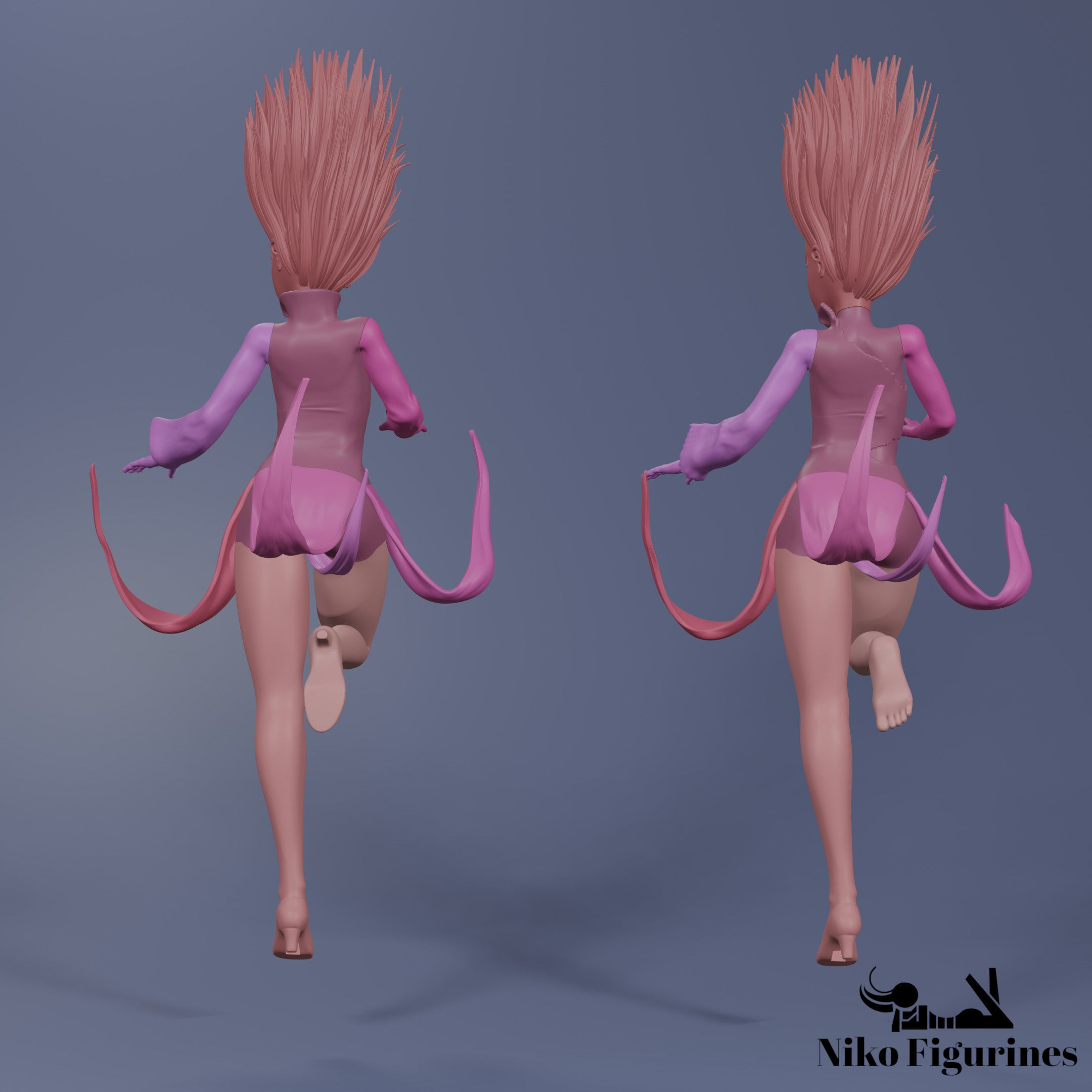 Tatsumaki one punch man 3D print model_9