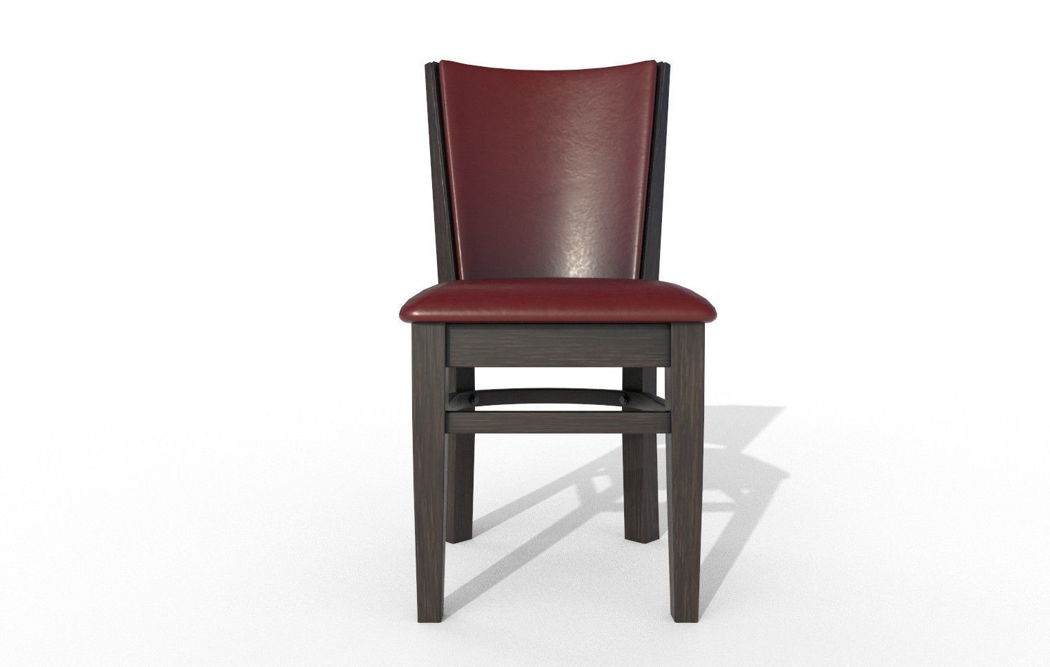 Chair model 2 dining Low-poly 3D model_4