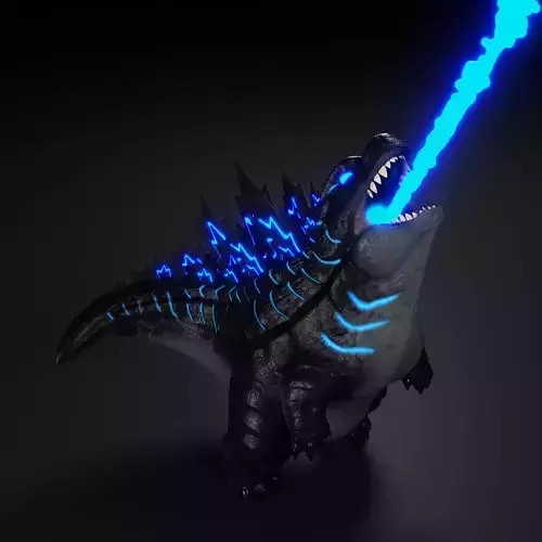 Cute Baby Godzilla  3D model