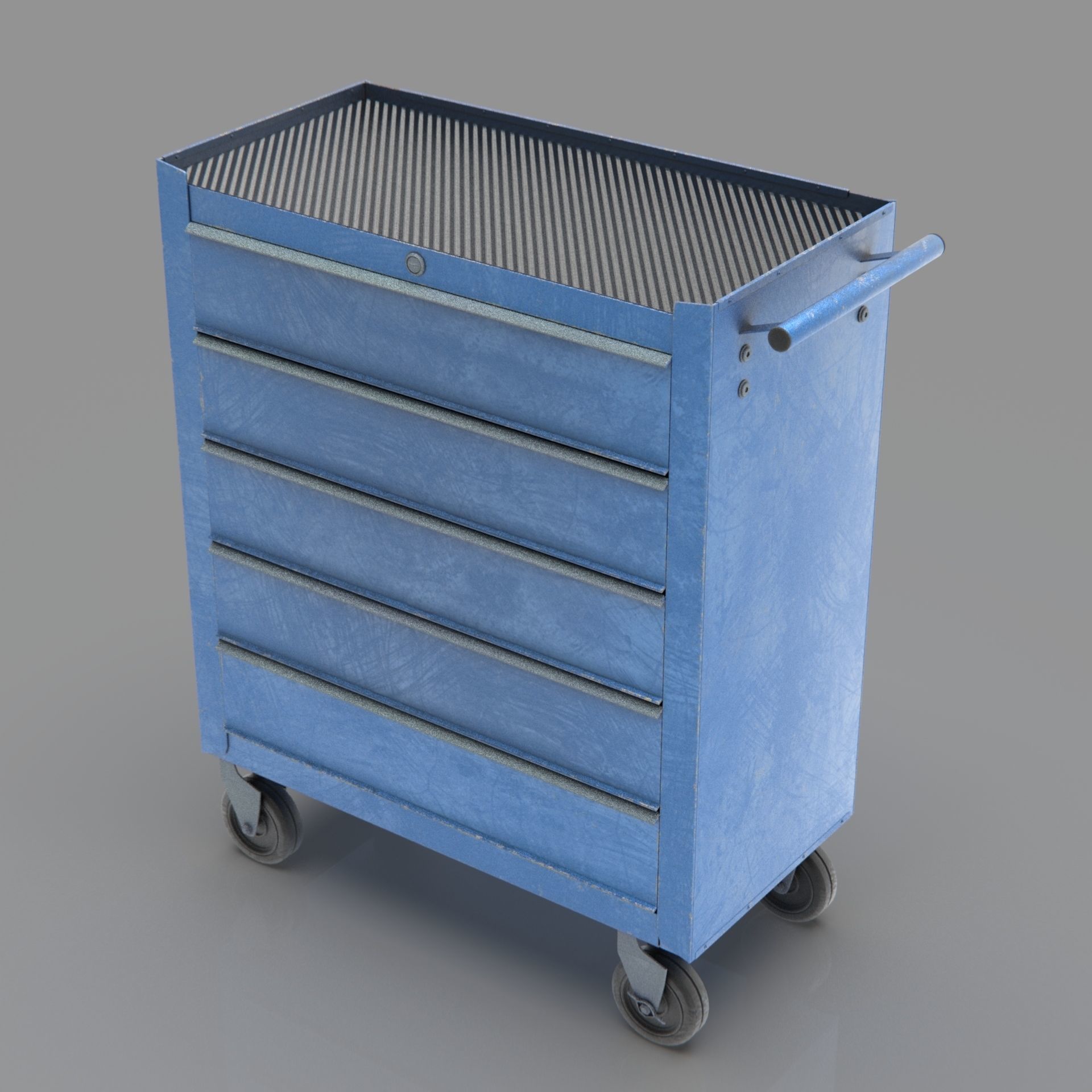 Trolley Toolbox Workshop 3D model_17