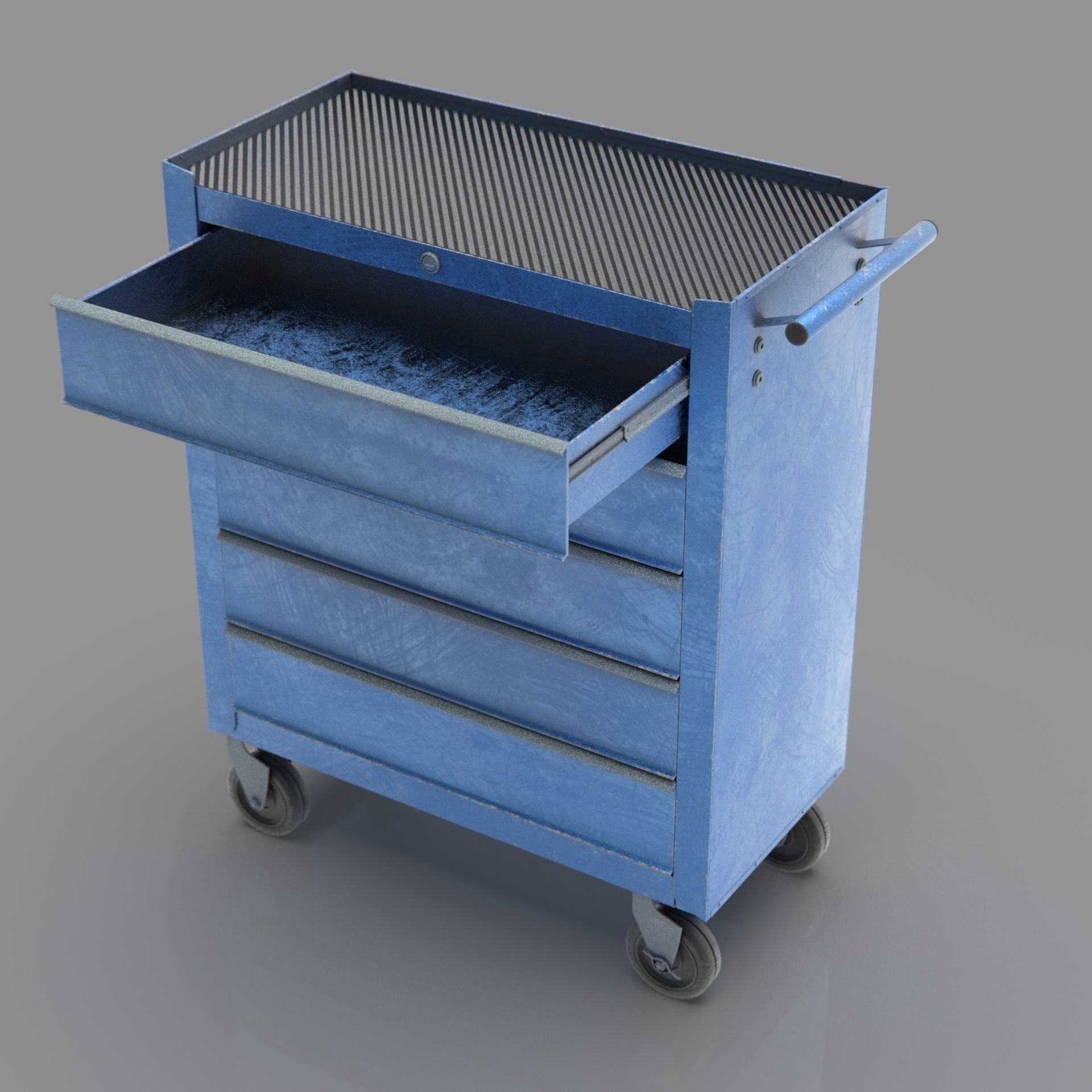 Trolley Toolbox Workshop 3D model_2