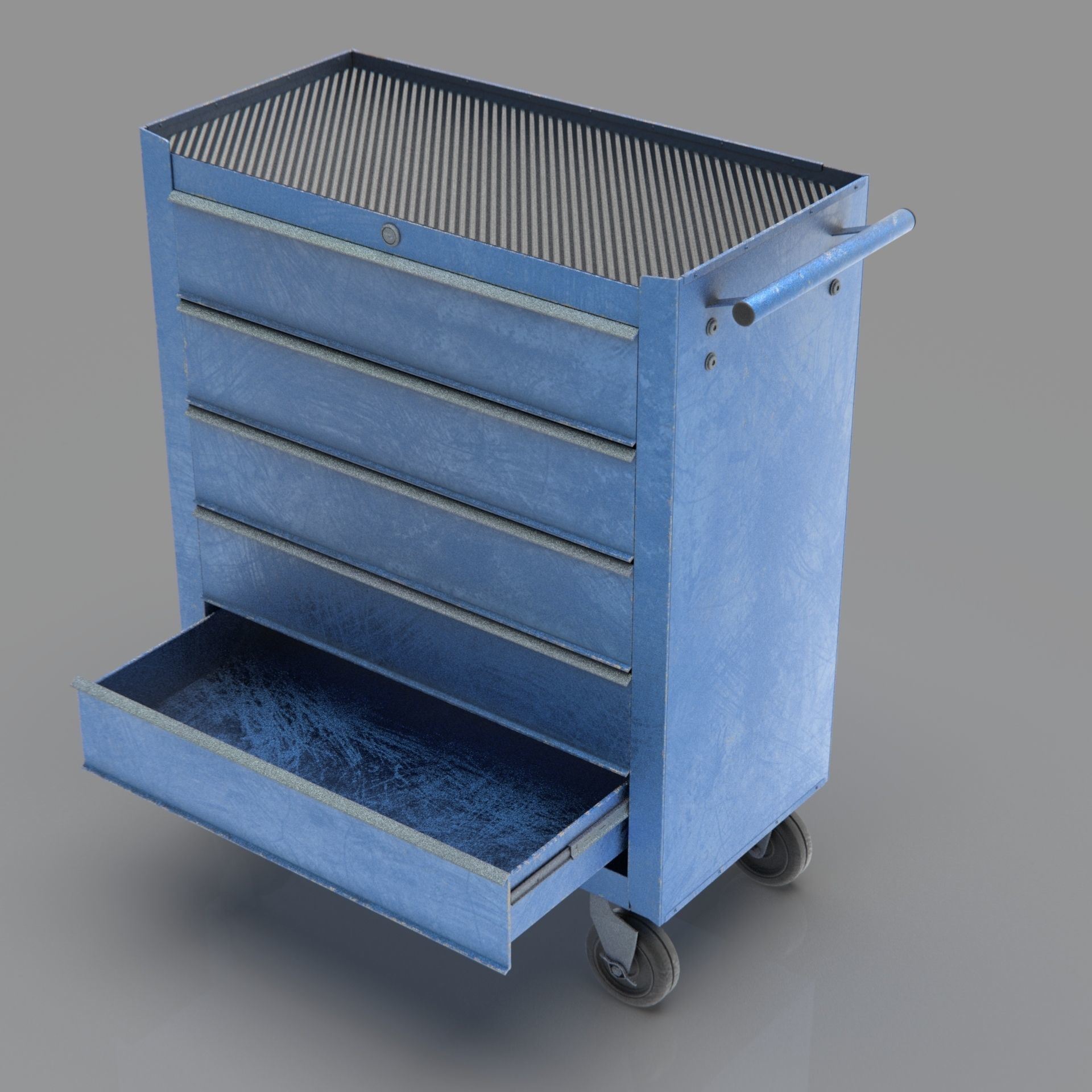 Trolley Toolbox Workshop 3D model_3