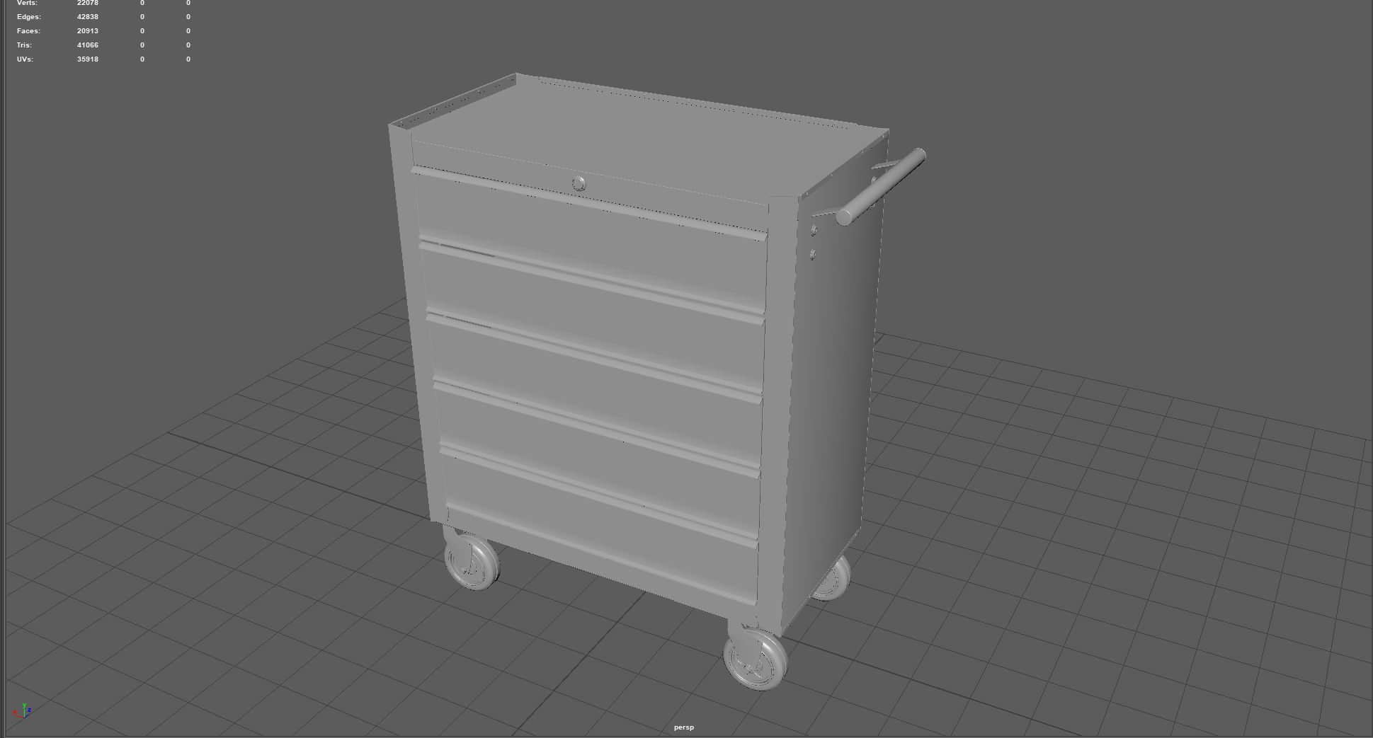 Trolley Toolbox Workshop 3D model_5