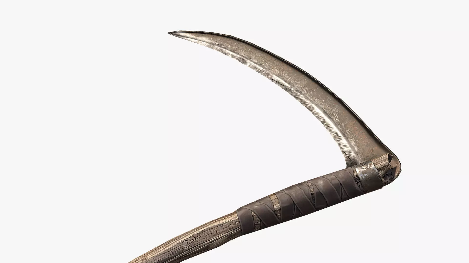 Scythe Low-poly 3D model