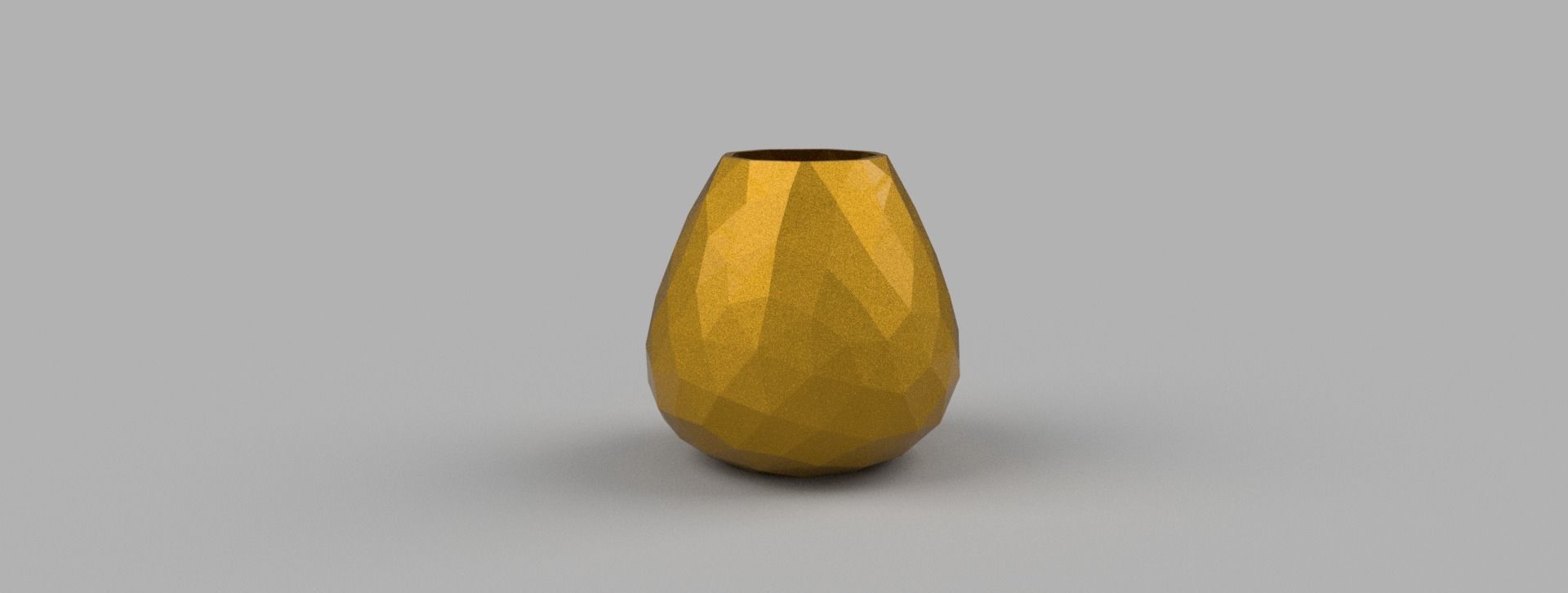 3D Print Ready - Geometric Plantpot Free 3D print model_2