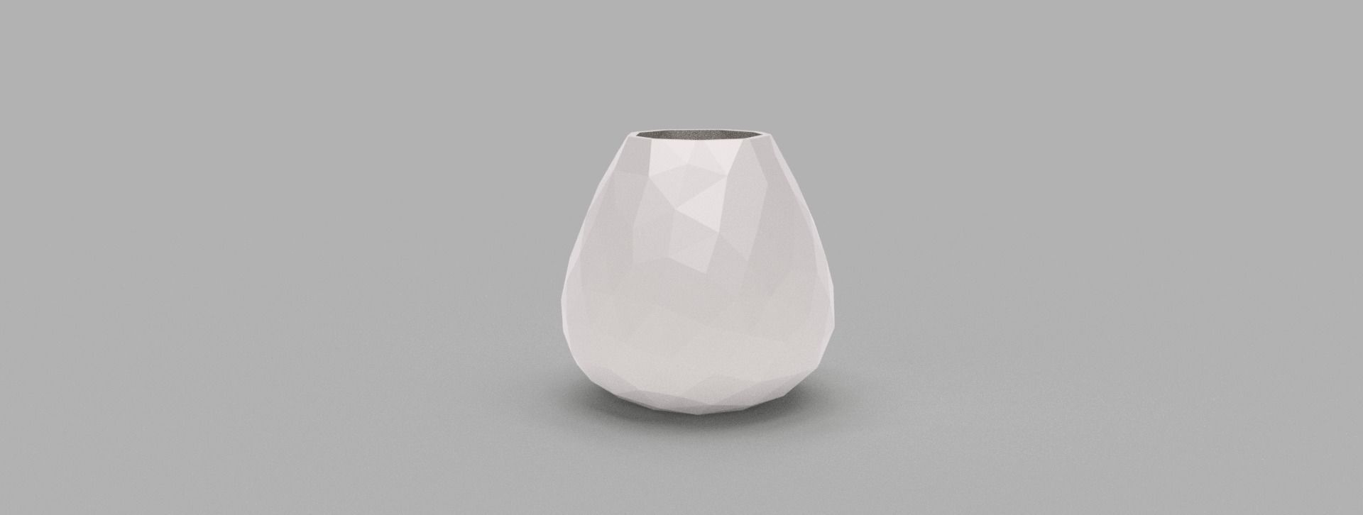 3D Print Ready - Geometric Plantpot Free 3D print model_4