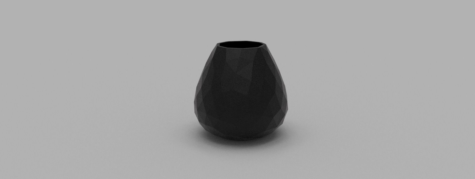 3D Print Ready - Geometric Plantpot Free 3D print model_1