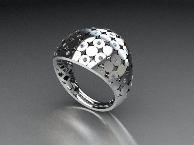 jewelry ring 3D print model_4