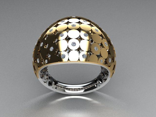 jewelry ring 3D print model_3