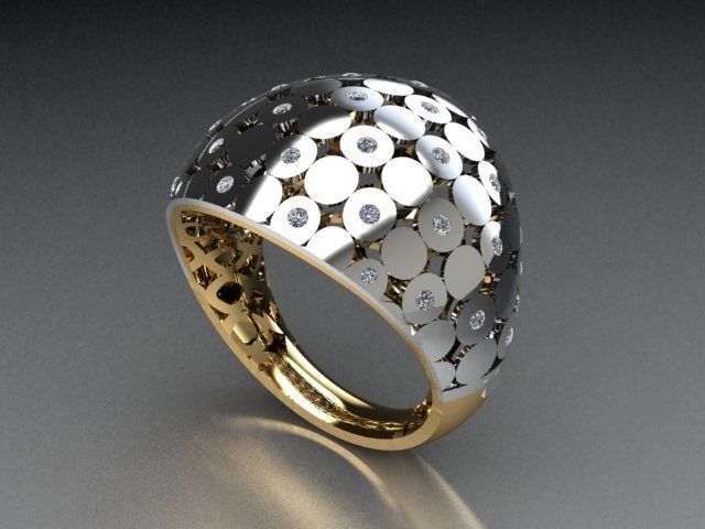 jewelry ring 3D print model_2