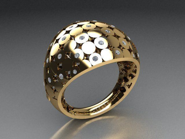 jewelry ring 3D print model_5