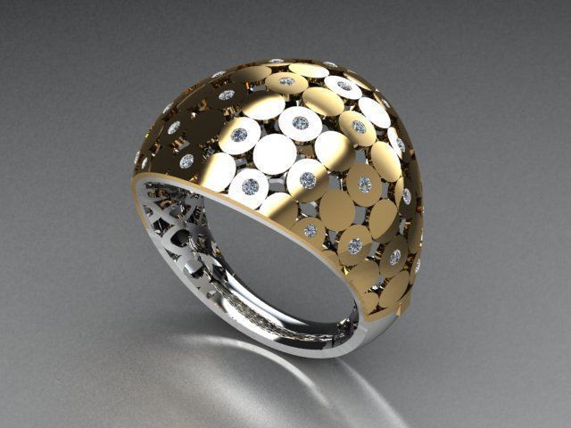 jewelry ring 3D print model_1