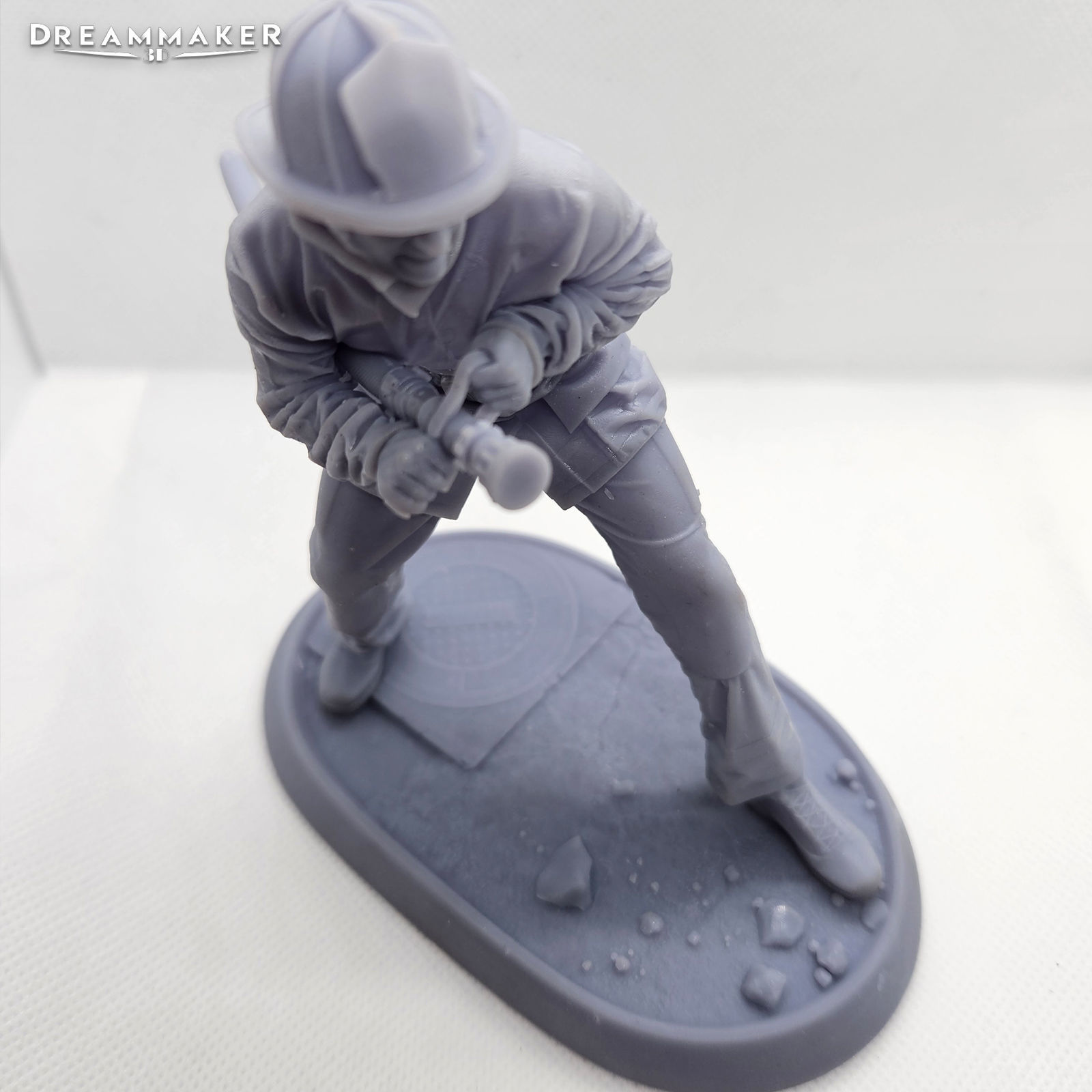 Firefighter in Action 3D print model_11