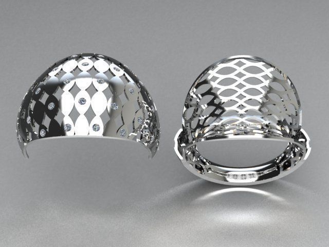 jewelry ring 3D print model_4