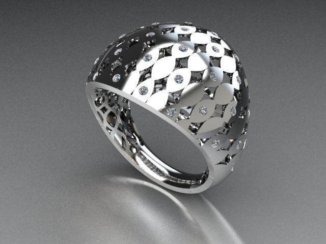 jewelry ring 3D print model_2
