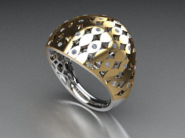 jewelry ring 3D print model_1