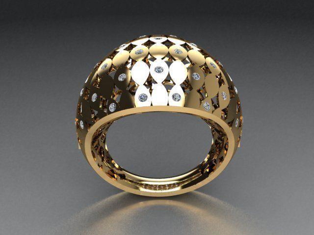 jewelry ring 3D print model_3