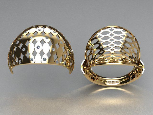 jewelry ring 3D print model_5
