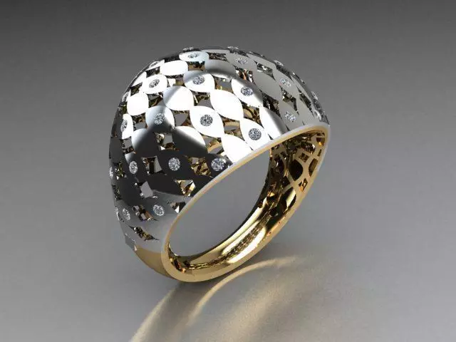 jewelry ring 3D print model_0