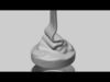 Hazelnut Splash Animated  3D model_2