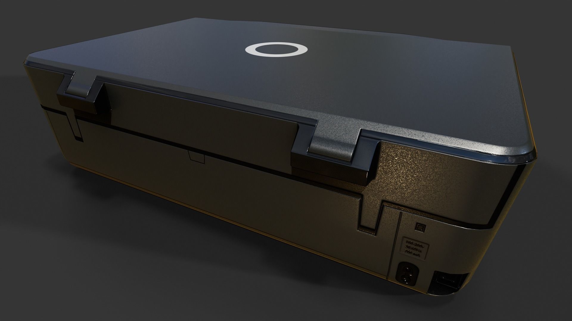 Printer V01 - Low Poly Low-poly 3D model_4