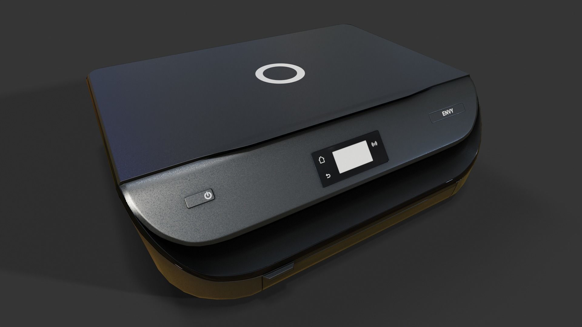 Printer V01 - Low Poly Low-poly 3D model_2