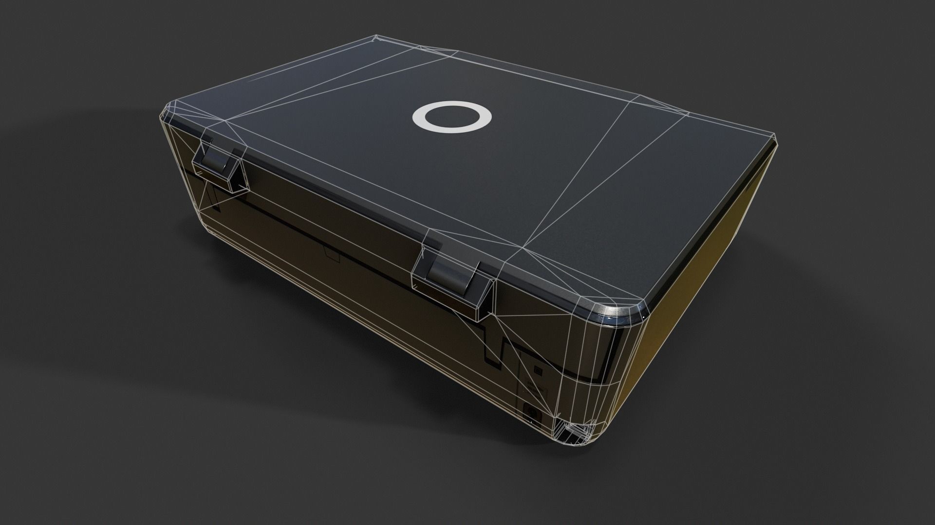 Printer V01 - Low Poly Low-poly 3D model_8