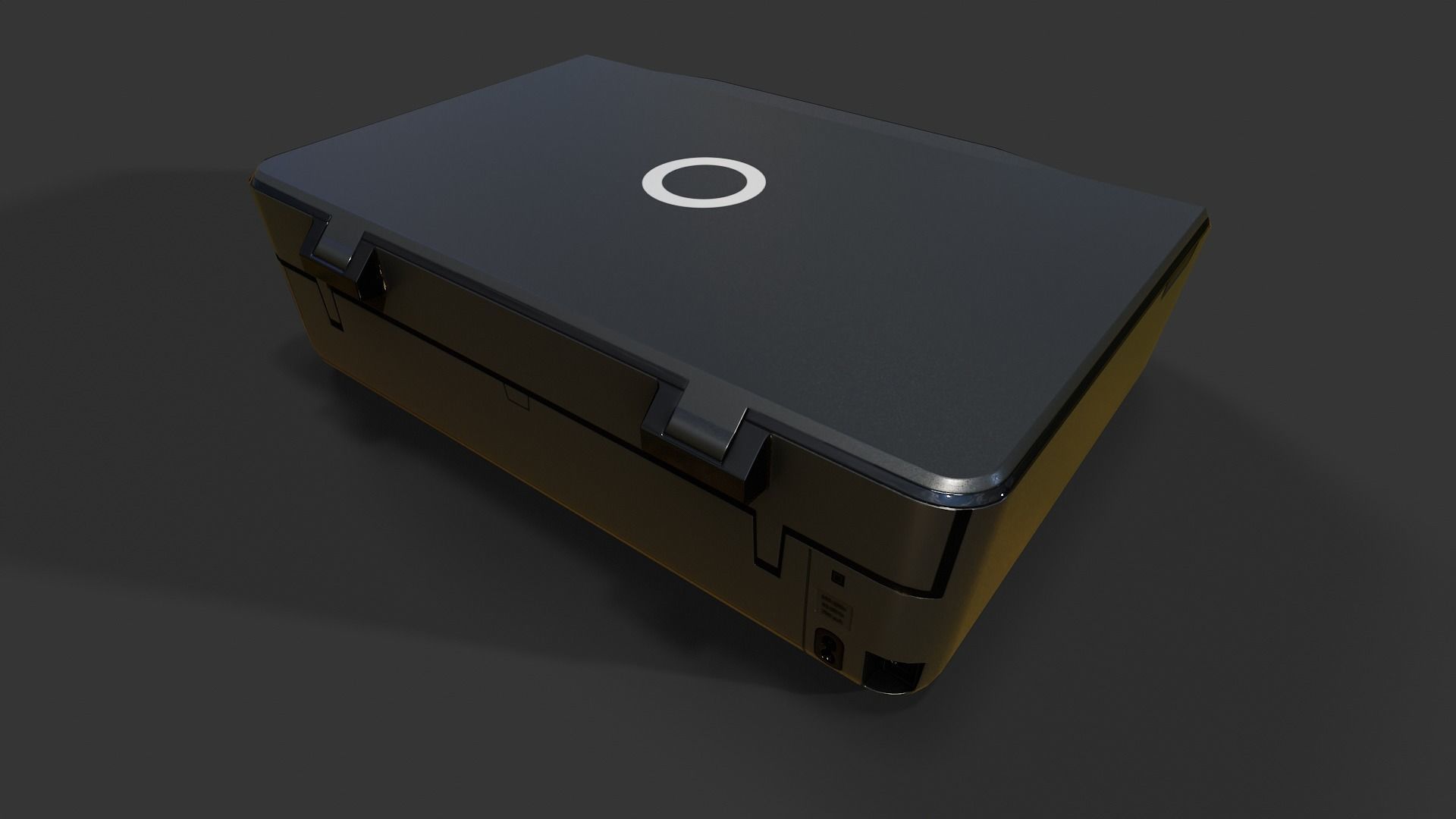 Printer V01 - Low Poly Low-poly 3D model_7