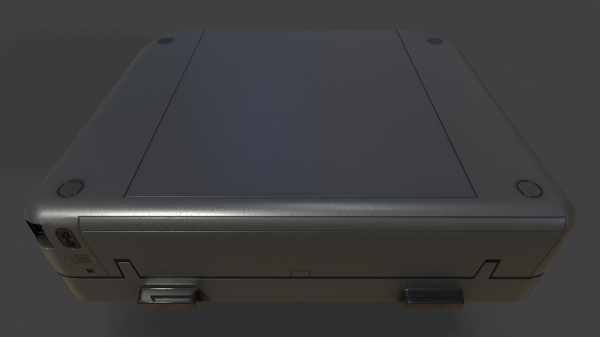 Printer V01 - Low Poly Low-poly 3D model_9