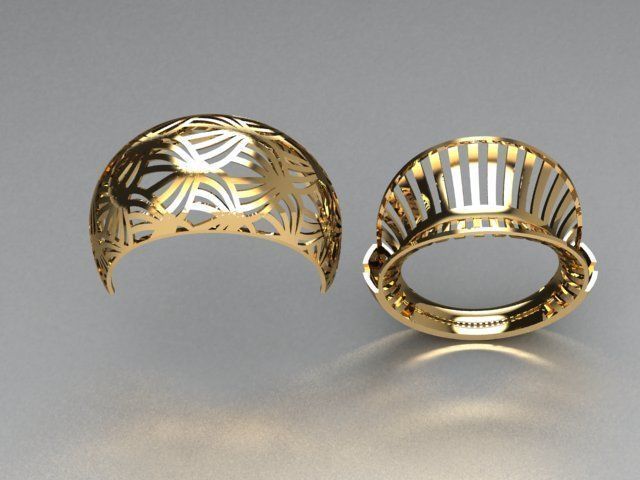 jewelry ring 3D print model_5