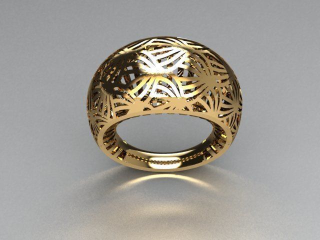 jewelry ring 3D print model_3