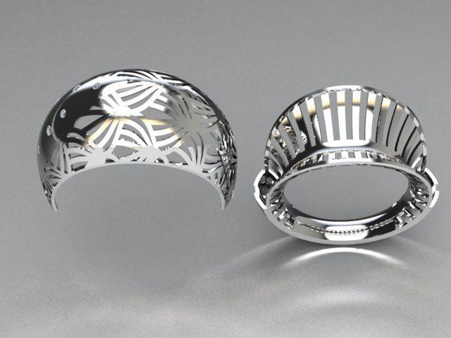 jewelry ring 3D print model_5