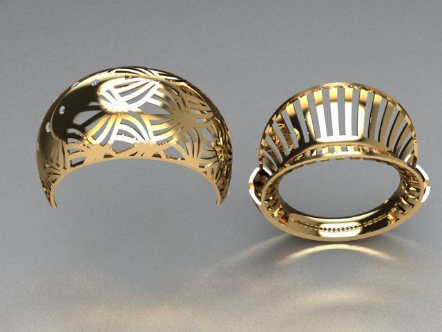 jewelry ring 3D print model_4