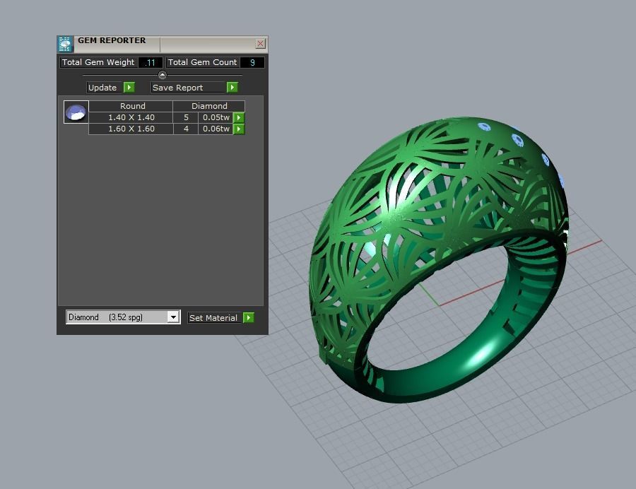 jewelry ring 3D print model_8