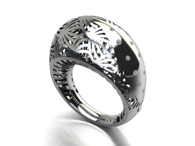 jewelry ring 3D print model_3