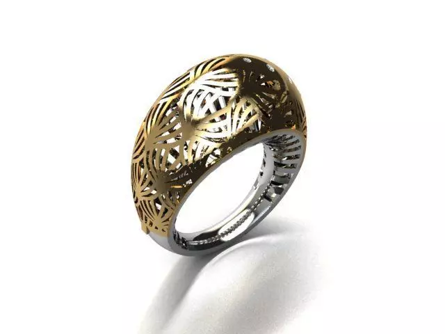 jewelry ring 3D print model_0