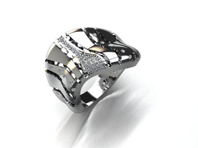 jewelry ring 3D print model_3