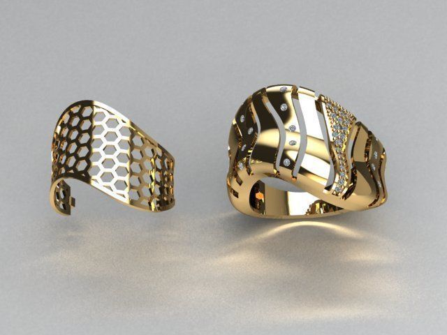 jewelry ring 3D print model_4