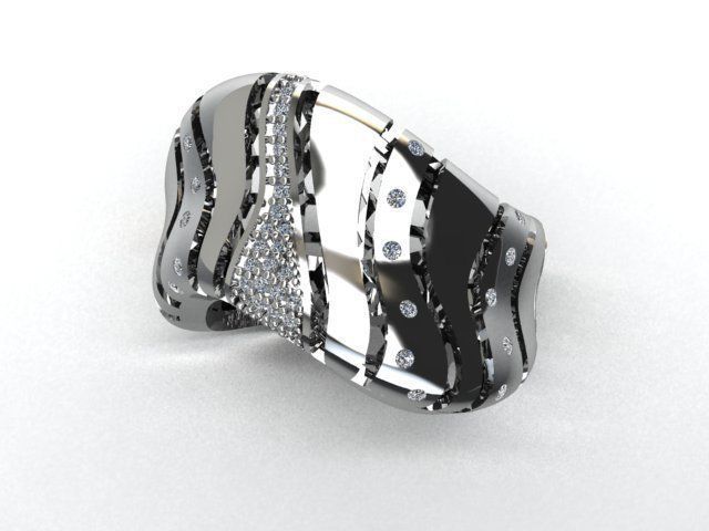 jewelry ring 3D print model_1