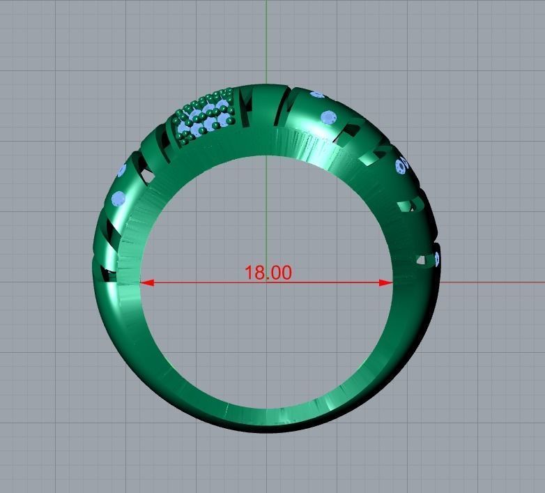jewelry ring 3D print model_11