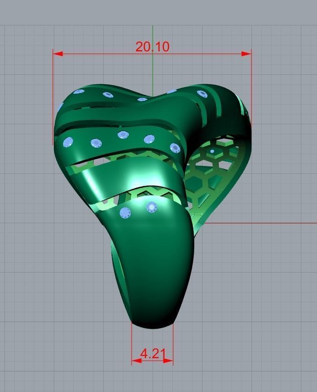 jewelry ring 3D print model_13
