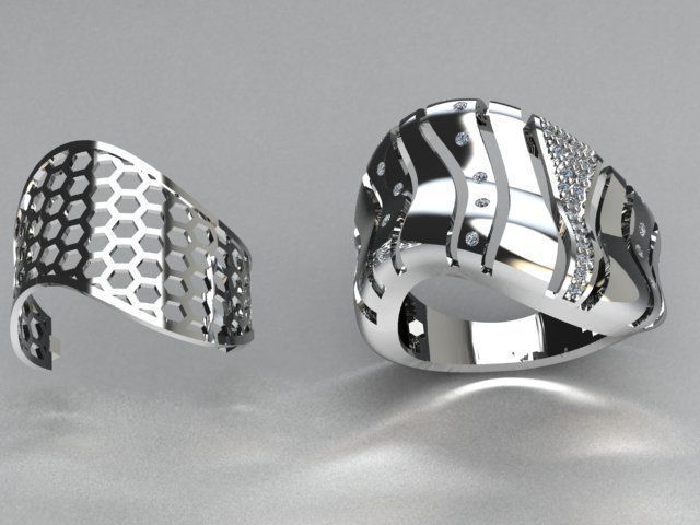 jewelry ring 3D print model_5
