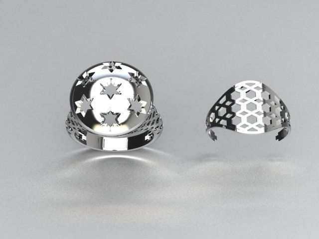 jewelry ring 3D print model_5