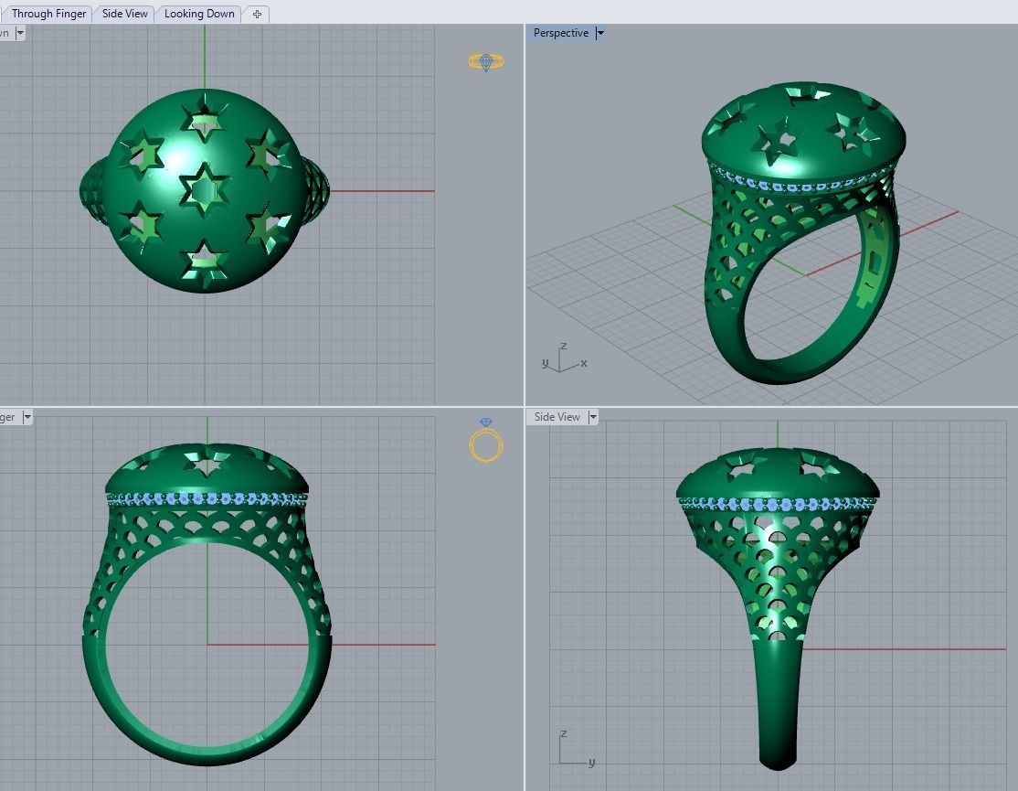 jewelry ring 3D print model_7