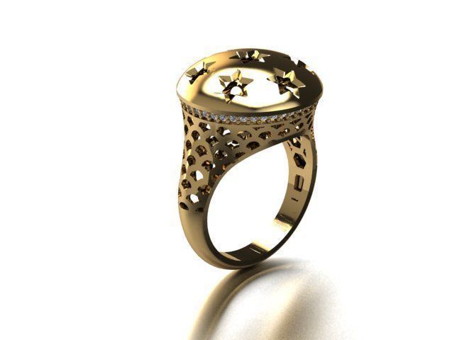 jewelry ring 3D print model_1