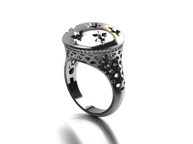 jewelry ring 3D print model_2