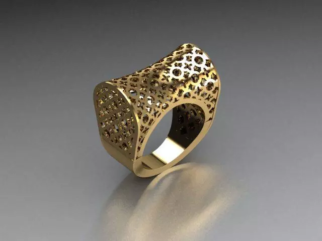 jewelry ring 3D print model_0