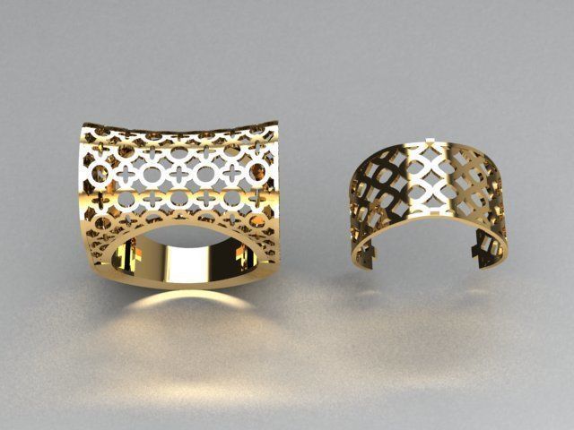 jewelry ring 3D print model_4