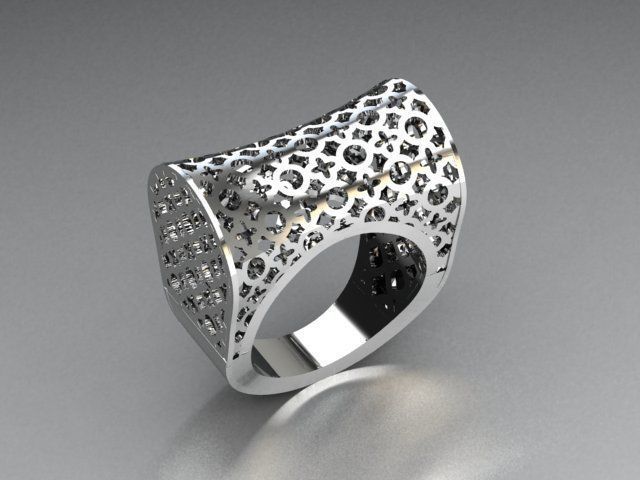 jewelry ring 3D print model_1